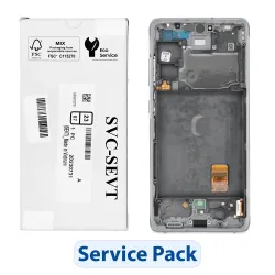 ServicePack Wyświetlacz LCD SAMSUNG S20 FE 4G/5G G780F/G781F GH82-31329B White