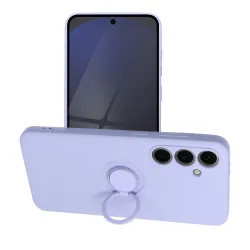 Etui na Samsung S24 FE Silicone Ring fioletowe