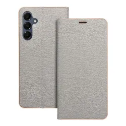 Etui z klapką na Samsung A16 5G Luna Book Gold srebrne