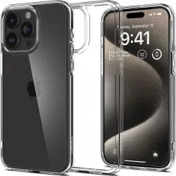 SPIGEN futerał ULTRA HYBRID do IPHONE 16 Pro crystal clear