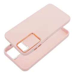 Etui na Samsung S24 FE Frame pudrowy róż