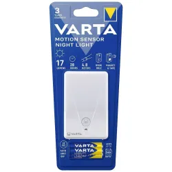 VARTA lampka nocna z czujnikiem ruchu (Motion sensor night lamp) 16624 + 3 x bateria R3 (AAA)