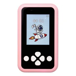 Konsola do gier dla dzieci z ekranem IPS 2,4" z przyciskami KDC-0027A różowy