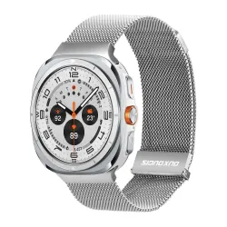 DUX DUCIS pasek MILANESE magnetyczny ze stali nierdzewnej 47 mm srebrny