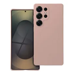 Etui na Samsung S25 ULTRA Silicone Mag Cover zgodne z MagSafe (camera protection) różowe