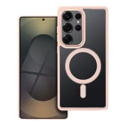 Etui na Samsung S25 ULTRA Color Edge Mag Cover zgodne z MagSafe różowe