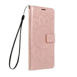 Etui z klapką na Samsung S25 Mezzo Book mandala złoto-różowe