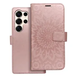 Etui z klapką na Samsung S25 ULTRA Mezzo Book mandala złoto-różowe