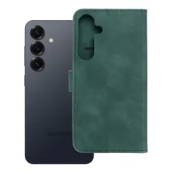 Etui z klapką na Samsung S25 PLUS Tender Book zielone