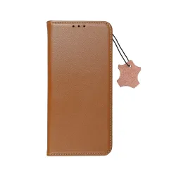 Etui z klapką na Samsung S25 ULTRA Smart Pro Book skórzane brązowe