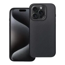Etui na iPhone 15 PRO Carbon Elite Mag Cover zgodne z MagSafe czarne