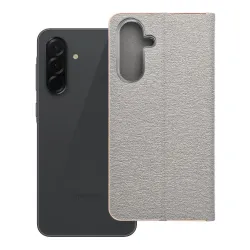 Etui z klapką na Samsung A36 5G Luna Book Gold srebrne
