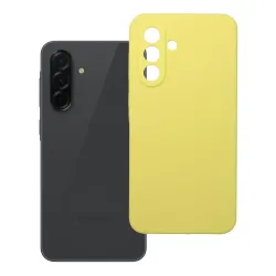 Etui na Samsung A36 5G Silicone 2mm (camera protection) zółte