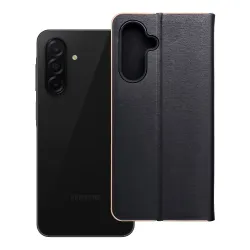 Etui z klapką na Samsung A26 5G Luna Book Gold czarne