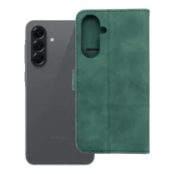 Etui z klapką na Samsung A56 5G Tender Book zielone