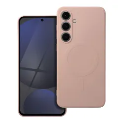 Etui na Samsung A56 Silicone Mag Cover zgodne z MagSafe (camera protection) różowe
