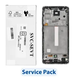 ServicePack Wyświetlacz LCD SAMSUNG A52S 5G A528B GH82-26861D White