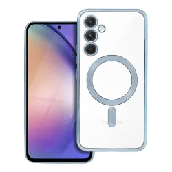Etui na Samsung A54 Electro Mag Cover zgodne z MagSafe niebieskie