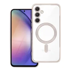 Etui na Samsung A54 Electro Mag Cover zgodne z MagSafe tytanowe