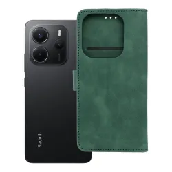 Etui z klapką na Xiaomi Redmi NOTE 14 5G Tender Book zielone