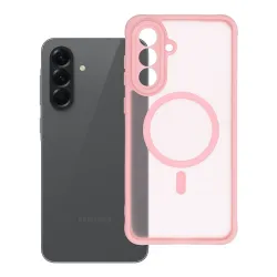 Etui na Samsung A56 Full Matte Mag Cover zgodne z MagSafe jasnoróżowe