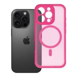 Etui na iPhone 16 PRO Full Matte Mag Cover zgodne z MagSafe różowy