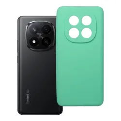 Etui na Xiaomi Redmi Note 14 PRO PLUS 5G Silicone 2mm (camera protection) miętowe