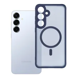 Etui na Samsung S25 PLUS Full Matte Mag Cover zgodne z MagSafe niebieskie