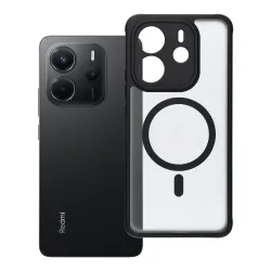 Etui na Xiaomi Redmi Note 14 4G Full Matte Mag Cover zgodne z MagSafe czarne