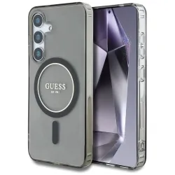 GUESS futerał do SAMSUNG S25 GUHMS25SHFGEREK (Magnetic IML Glitter Circle) czarny