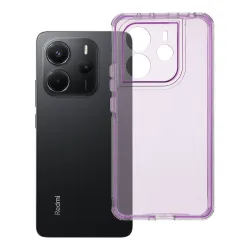 Etui na Xiaomi Redmi Note 14 4G (GLOBAL - 164,84mm x 78,15mm x 8,16mm) Matrix Clear jasnofioletowe
