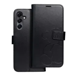 Etui z klapką na Samsung A16 5G Mezzo Book teddy bear czarne