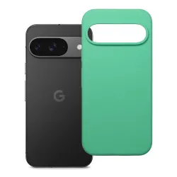 Etui na Google Pixel 9 Silicone 2mm (camera protection) miętowe