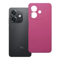 Etui na Oppo A40 Silicone 2mm (camera protection) różowe