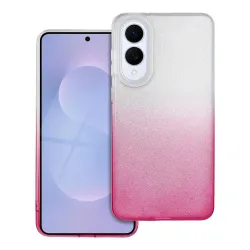 Etui na Samsung S25 EDGE Shining transparentne różowe