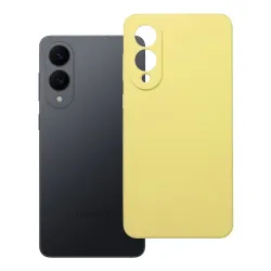Etui na Samsung S25 EDGE Silicone 2mm (camera protection) zółte