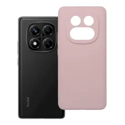 Etui na Xiaomi Redmi Note 14 PRO 4G Silicone 2mm (camera protection) pudrowy róż