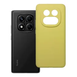 Etui na Xiaomi Redmi Note 14 PRO 4G Silicone 2mm (camera protection) zółte