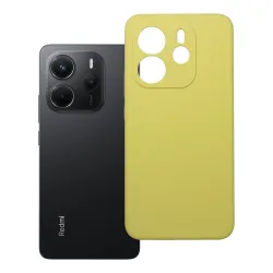 Etui na Xiaomi Redmi Note 14 4G (GLOBAL - 164,84mm x 78,15mm x 8,16mm) Silicone 2mm (camera protection) zółte