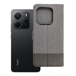Etui z klapką na Xiaomi Redmi Note 14 4G (GLOBAL - 164,84mm x 78,15mm x 8,16mm) Gomma Book szare