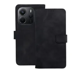 Etui z klapką na Xiaomi Redmi NOTE 14 4G (GLOBAL - 164,84mm x 78,15mm x 8,16mm) Tender Book czarne