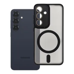 Etui na Samsung S25 Variete Mag Cover zgodne z MagSafe czarne