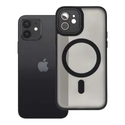 Etui na iPhone 12 Variete Mag Cover zgodne z MagSafe czarne