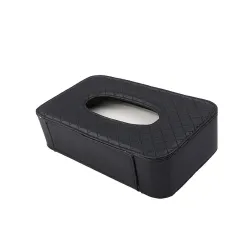 Pojemnik na chusteczki z paskiem czarny