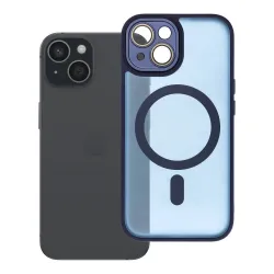 Etui na iPhone 15 Variete Mag Cover zgodne z MagSafe granatowe