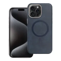 Etui na iPhone 15 PRO MAX Gentleman Mag Cover zgodne z MagSafe granatowe