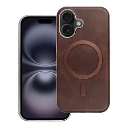 Etui na iPhone 16 PRO Gentleman Mag Cover zgodne z MagSafe brązowe