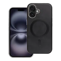 Futerał do iPhone 16e (SE 4 2025) / 17e Gentleman Mag Cover zgodny z MagSafe czarny