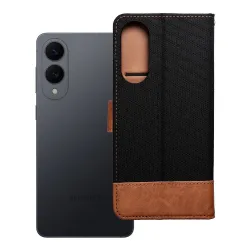 Etui z klapką na Samsung S25 Edge Jeans Book czarne