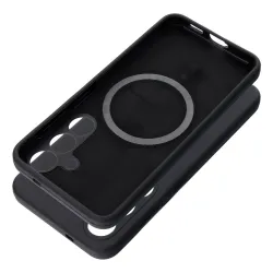 Futerał SILICONE 2mm do SAMSUNG S25 Plus kompatybilny z MagSafe czarny